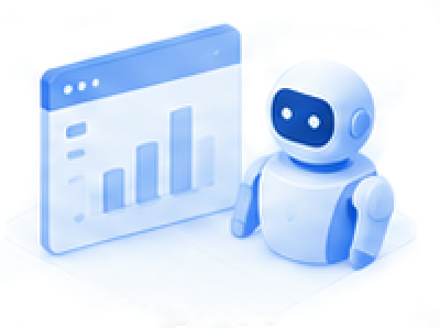 판단·실행 3D 일러스트